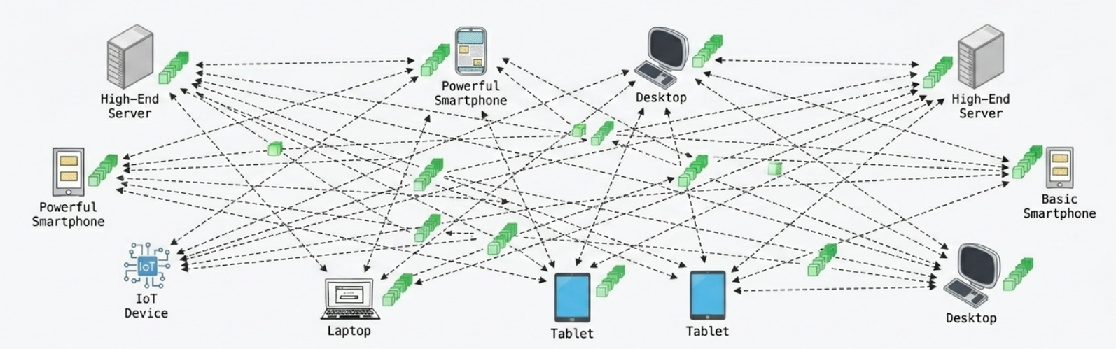 Resource-constrained blockchain network diagram